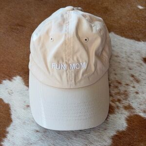 INTENTIONALLY BLANK Fun Mom Beige Hat